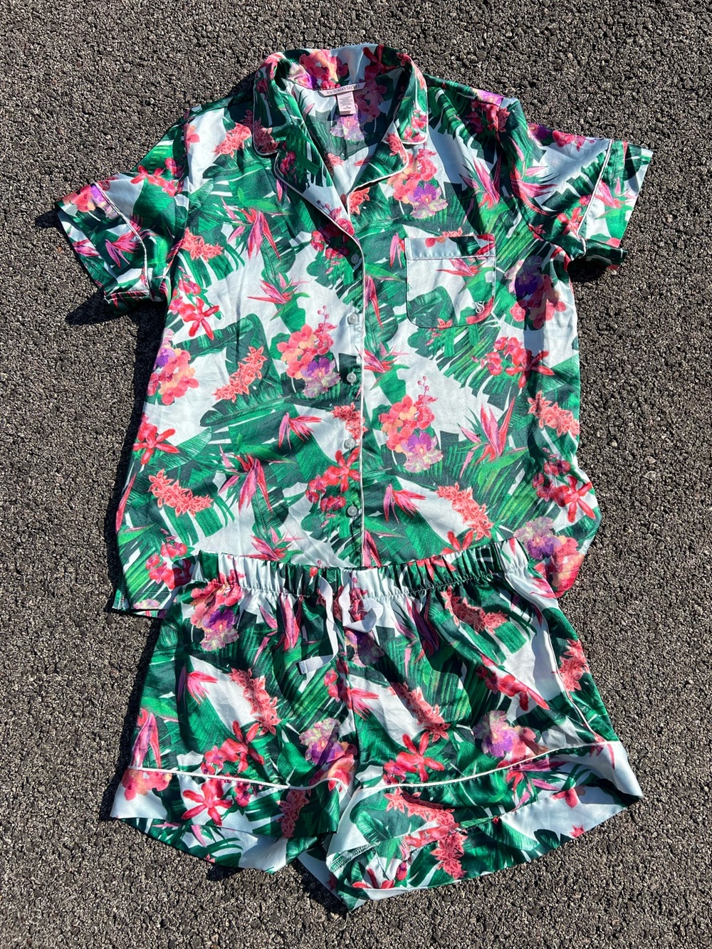 Victoria Secret Floral Woman’s Pajama Set